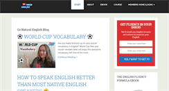 Desktop Screenshot of gonaturalenglish.com